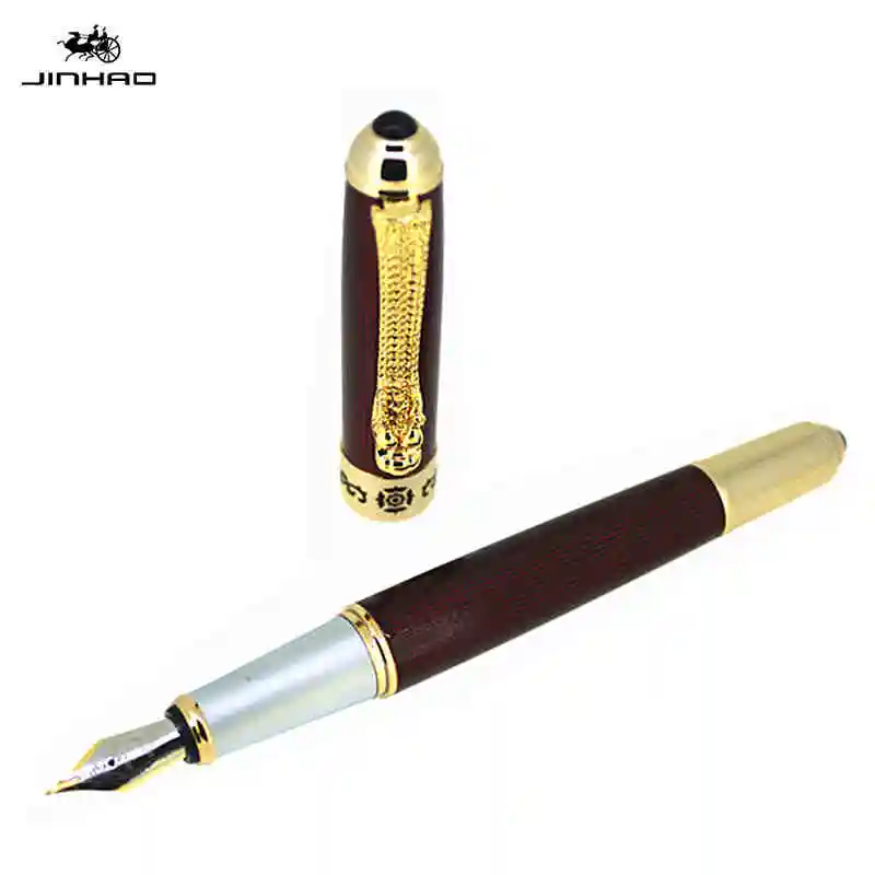 Jinhao 1000 перьевая ручка со средним наконечником с глазами drogan иридиевая