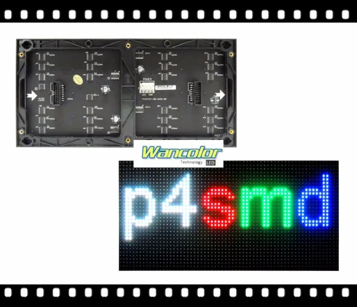 Бесплатная доставка DIY LED дисплей 20 шт P4 Крытый SMD полноцветный светодиодный