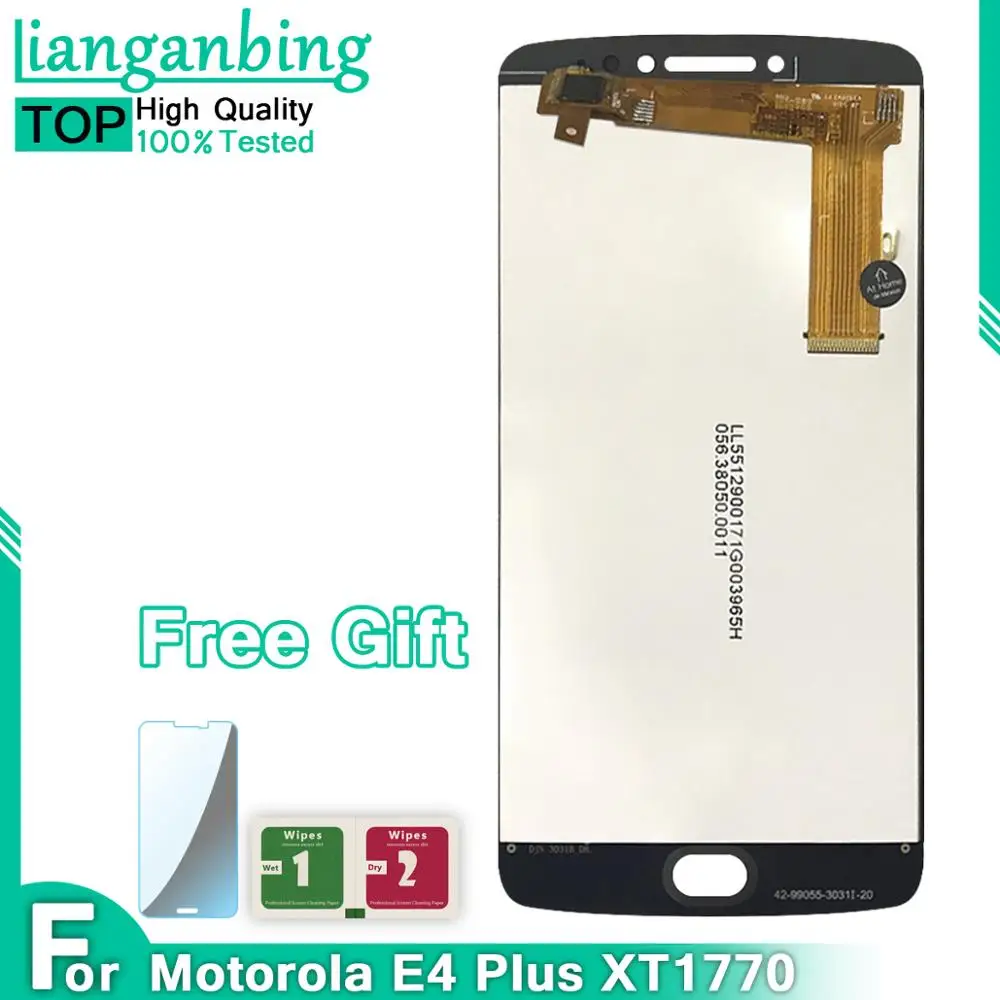 100% протестированный рабочий ЖК дисплей для Motorola Moto E4 Plus XT1770 XT1773 XT1771 XT1772 с