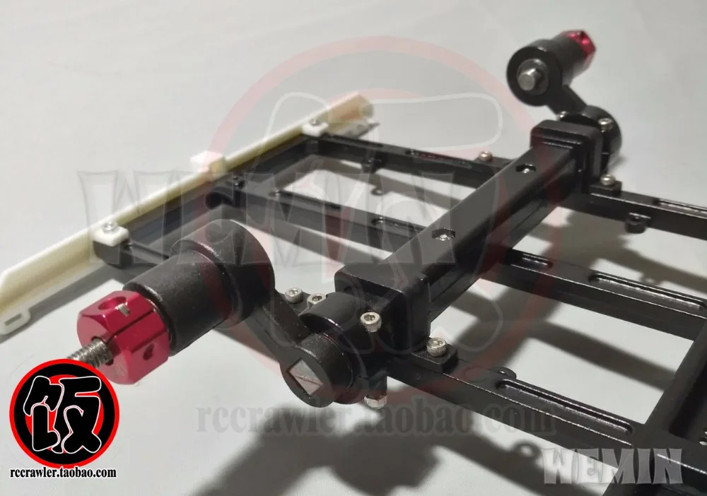 2-х колесный тракторный прицеп для Cross PG4S JKMAX ACE-1 hRAXXAS TRX4 AXIAL SCX10 RC4DW D90 D110 TF2 TAmiya CC01 CR01