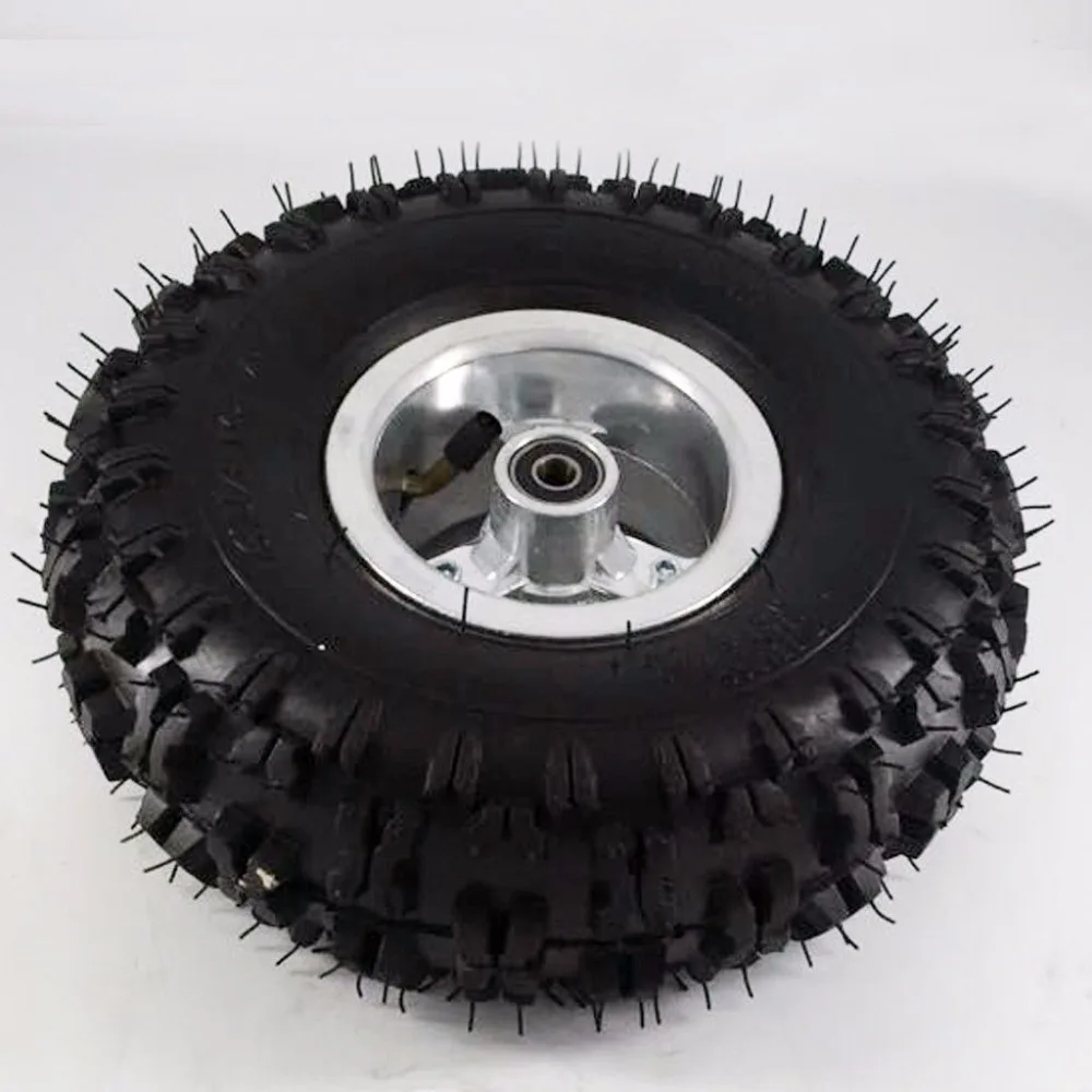 3 50/4 10 4 &quotдюймовый обод колеса + Шина 49cc мини квадроцикл грязи ATV багги|tyre tire|buggy