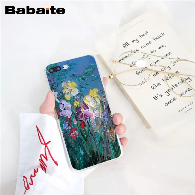 Babaite Клода Мона картина маслом Подсолнух чехол для телефона для iphone 11 Pro 11Pro Max X XS MAX 6 6s 7 7plus 8 8Plus 5 5S SE XR