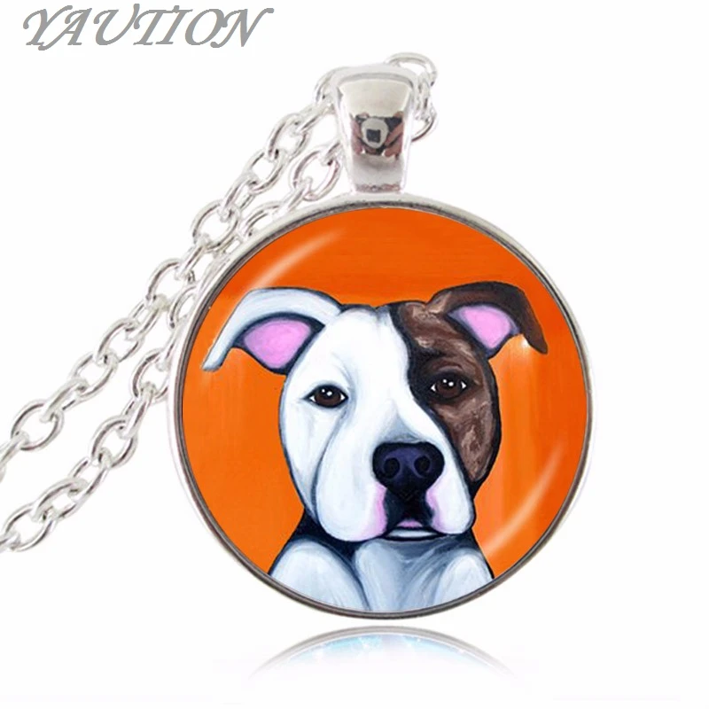 Питбуль Собака Цепочки и ожерелья американский Pitbull терьер Pet щенок спасения