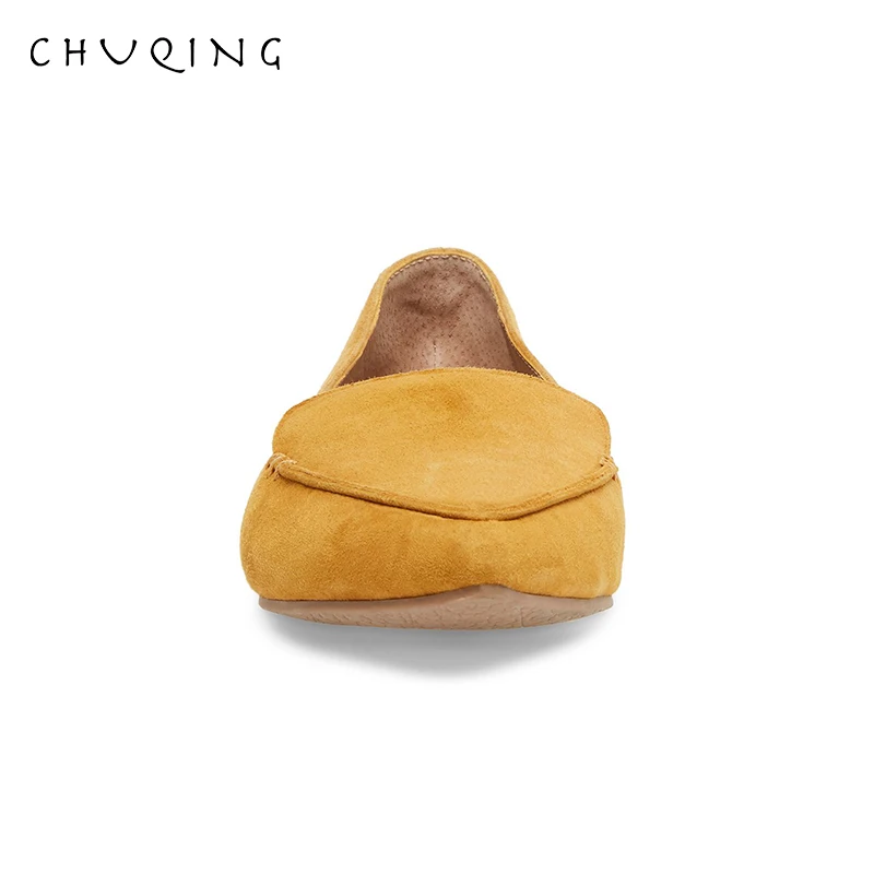 CHUQING/ г. Новая модная Уличная Повседневная Женская обувь на плоской подошве Балетки