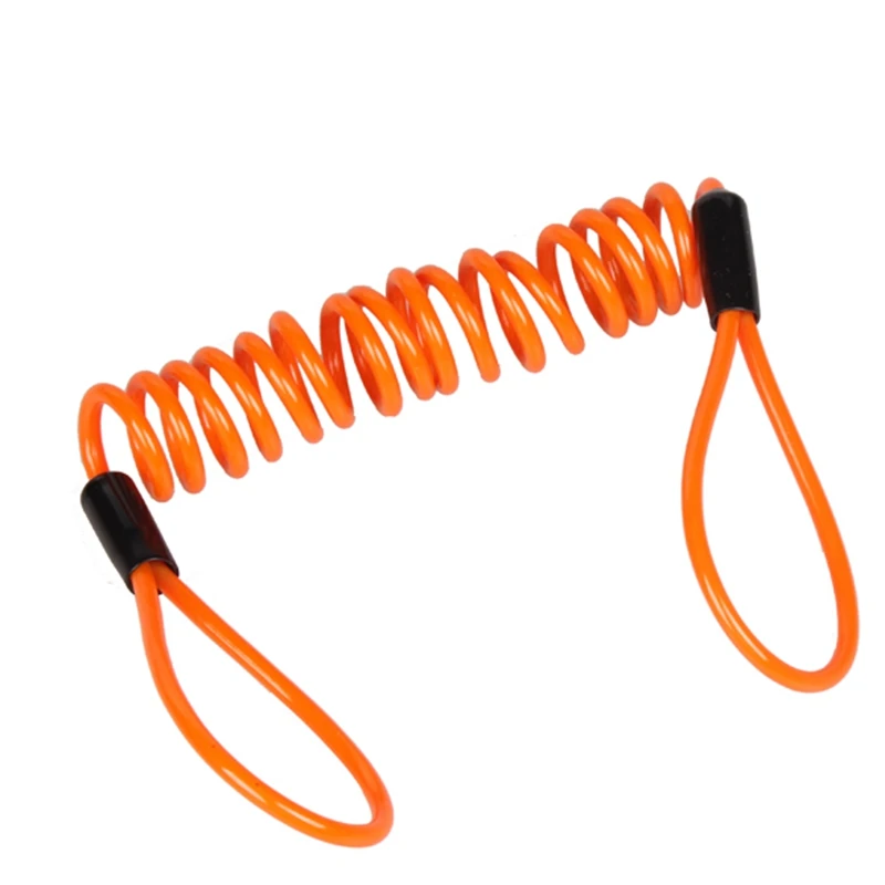 Шнур для блокировки дисков мотоциклов пружинный Спиральный шнур провод скутеров