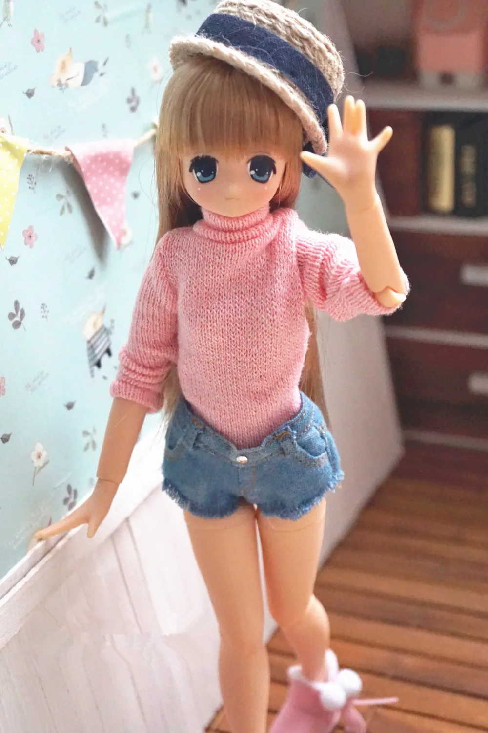 

Свитер-водолазка для кукол Azone Momoko Pullip Blyth