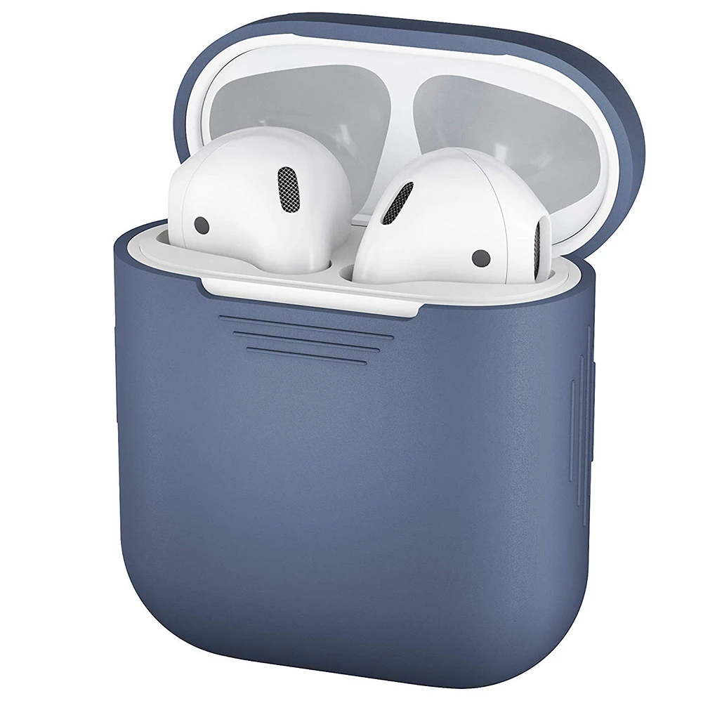 Противоударный мягкий силиконовый защитный чехол для Apple, для AirPods 2nd, Модные Портативные защитные чехлы