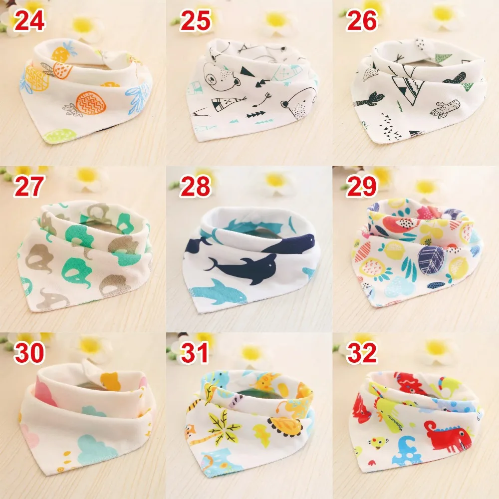 Детские нагрудники 5 шт./лот для мальчиков и девочек бандана нагрудник слюнявчик