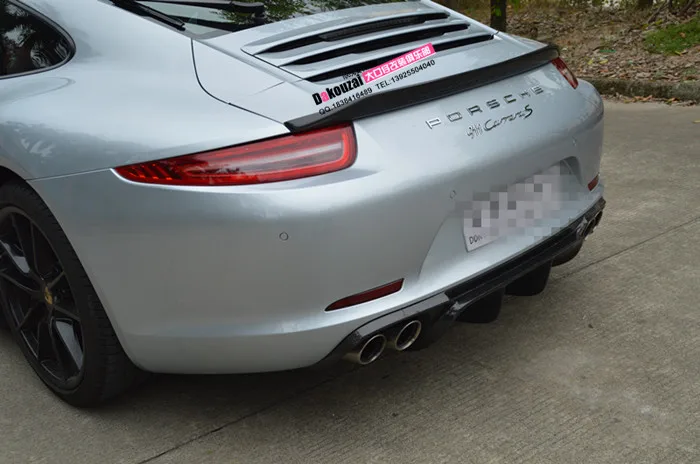 

Fit for Porsche 911 Vorsteiner carbon fiber Rear diffuser bumper rear lip rear spoiler