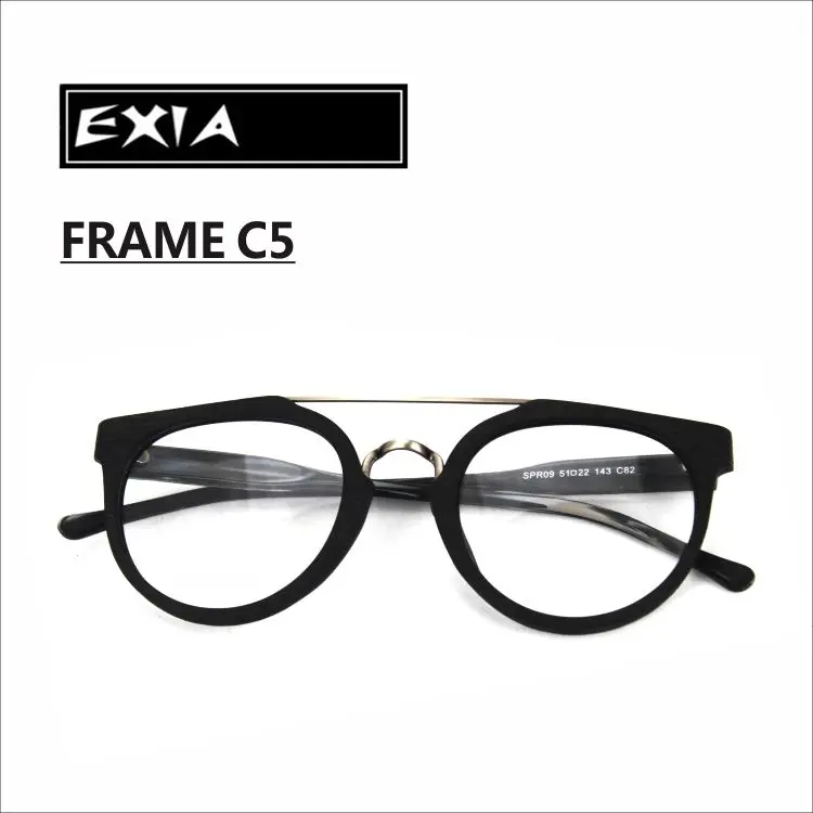 Brand Men and Women Spectacle Frames Italy Acetate Top Quality Produce Retro Eyewear EXIA OPTICAL KD-37 Series | Аксессуары для