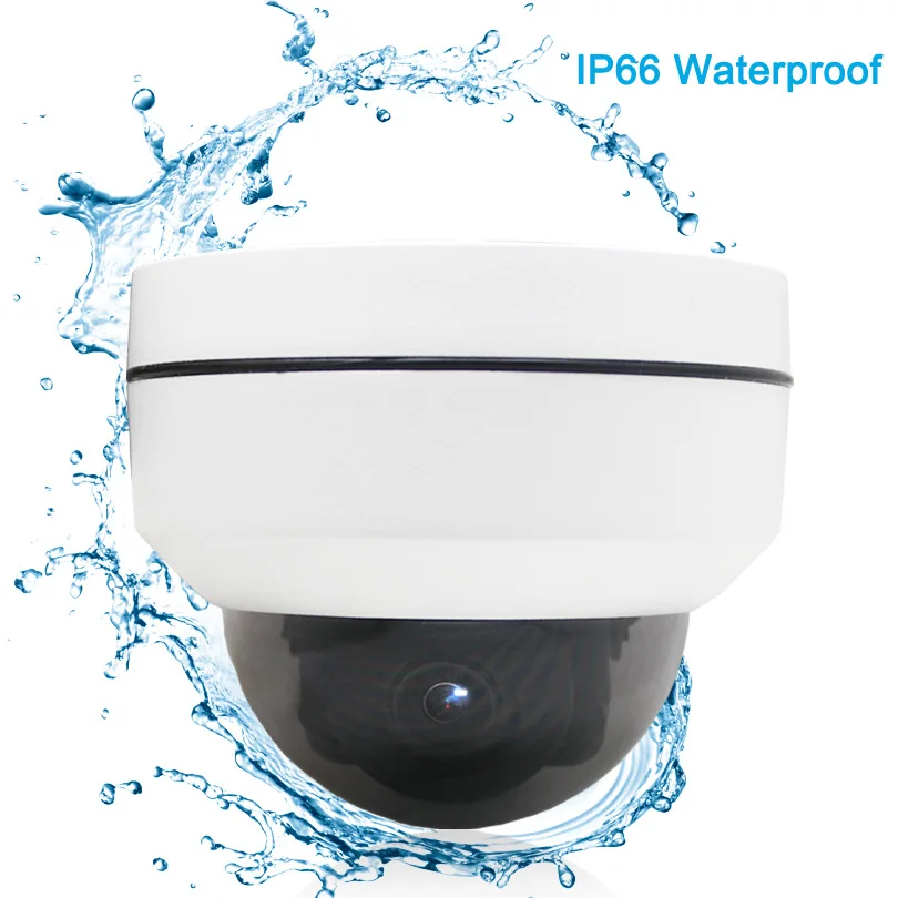 Скоростная купольная IP камера PTZ Wi Fi 1080P HD уличная 30 кратный зум домашняя POE P2P