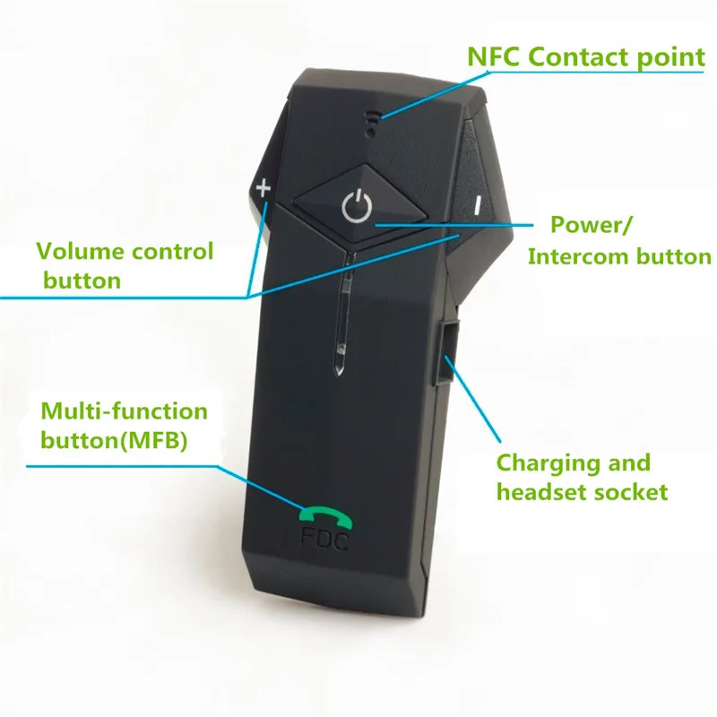 Bluetooth-гарнитура для мотоциклетного шлема 2 шт./лот 1000 м | Автомобили и мотоциклы