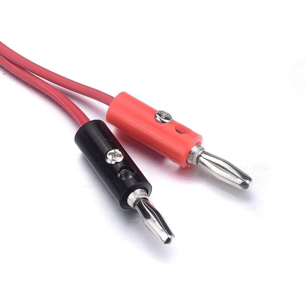 6Pcs/Set High Quality Copper Wire Core 1m Long Cable Banana Plug to Alligator Clips Durable Cables Connector Power Test Leads |