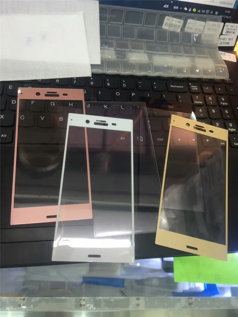 Цветная защитная пленка из закаленного стекла для Sony XZ1 G8341 G8342 Xperia Dual | Мобильные