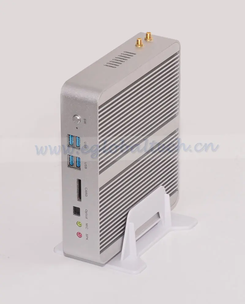 Система Barebone Intel Core i7 5500u процессор тонкий безвентиляторный мини ПК графический HD