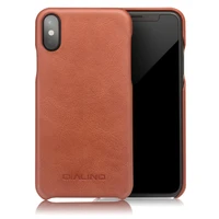 qialino case for iphone x genuine leather back luxury bag cover for iphone x fashion phone case for 5 8 inch