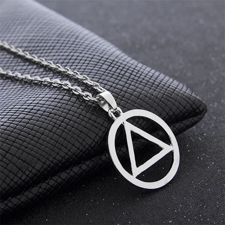 Милые круглые треугольные Подвески Eminem ожерелье|pendant necklace|eminem pendantnecklace necklace |