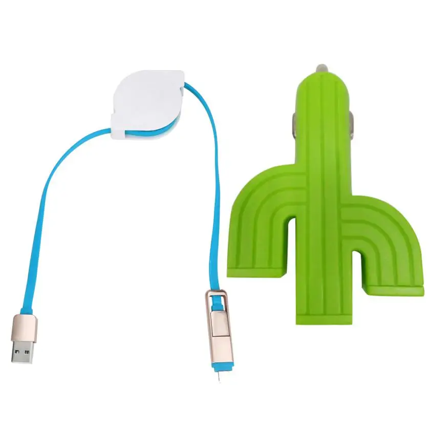 Франшиза автомобильное зарядное устройство для мобильного телефона кактус 3U