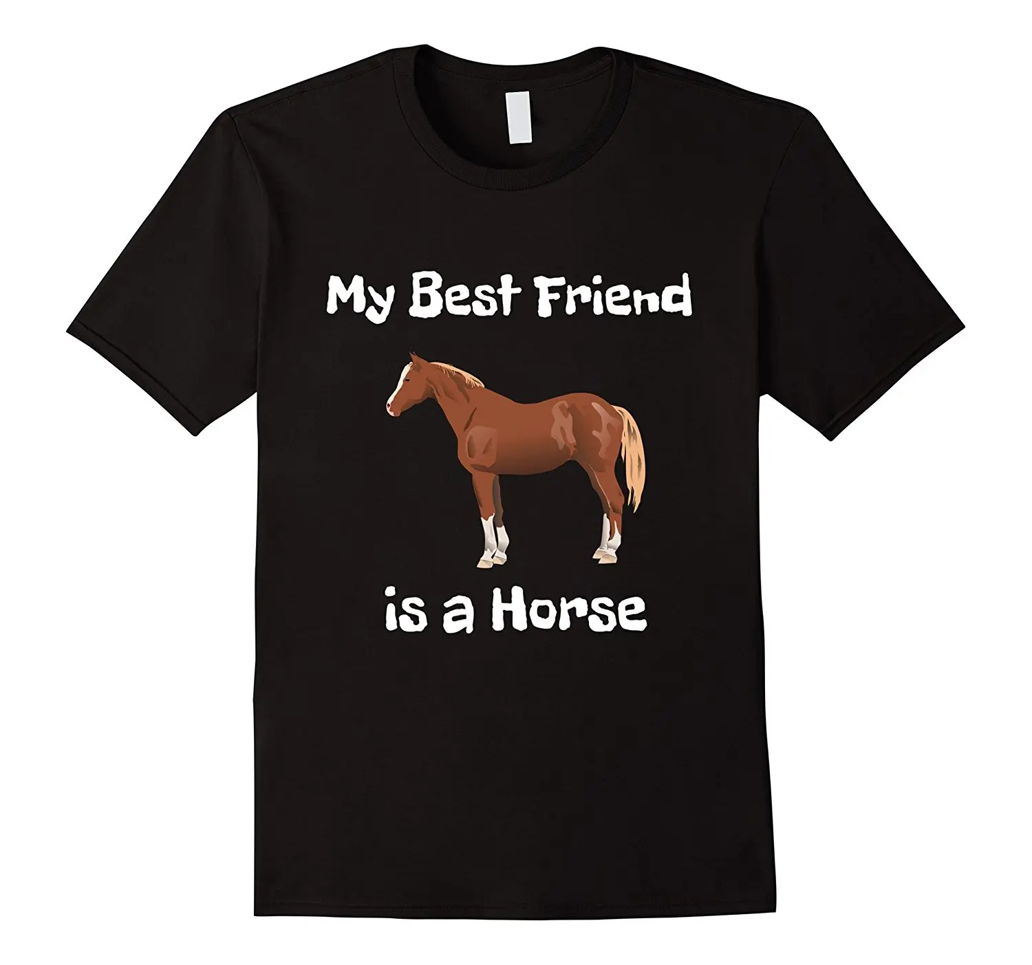 Футболка с принтом My Best Friend Is A Horse Animal Lover Riding летняя стильная футболка в стиле
