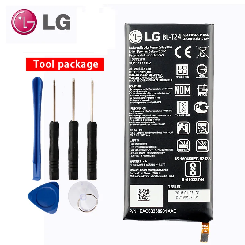 Оригинальный BL T24 внутренний Батарея для LG K220 X Мощность k220ds k220dsk k220dsz k220y k220z ls755 4100