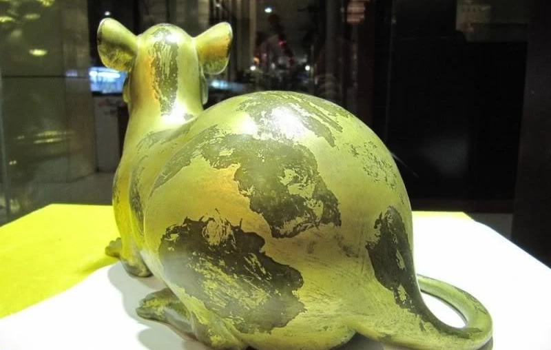 7 &quotКитайская Изысканная Чистая медь и бронза 24K Золотая позолоченная Красивая