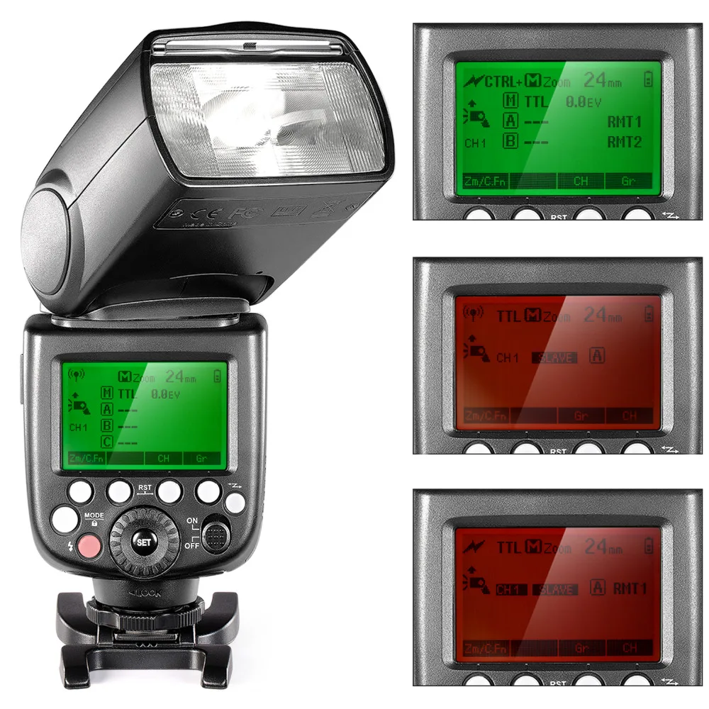 Neewer 2 4G Беспроводная 1/8000 HSS TTL Master/Slave Flash Speedlite Kit для камеры Sony с новым Mi Shoe |