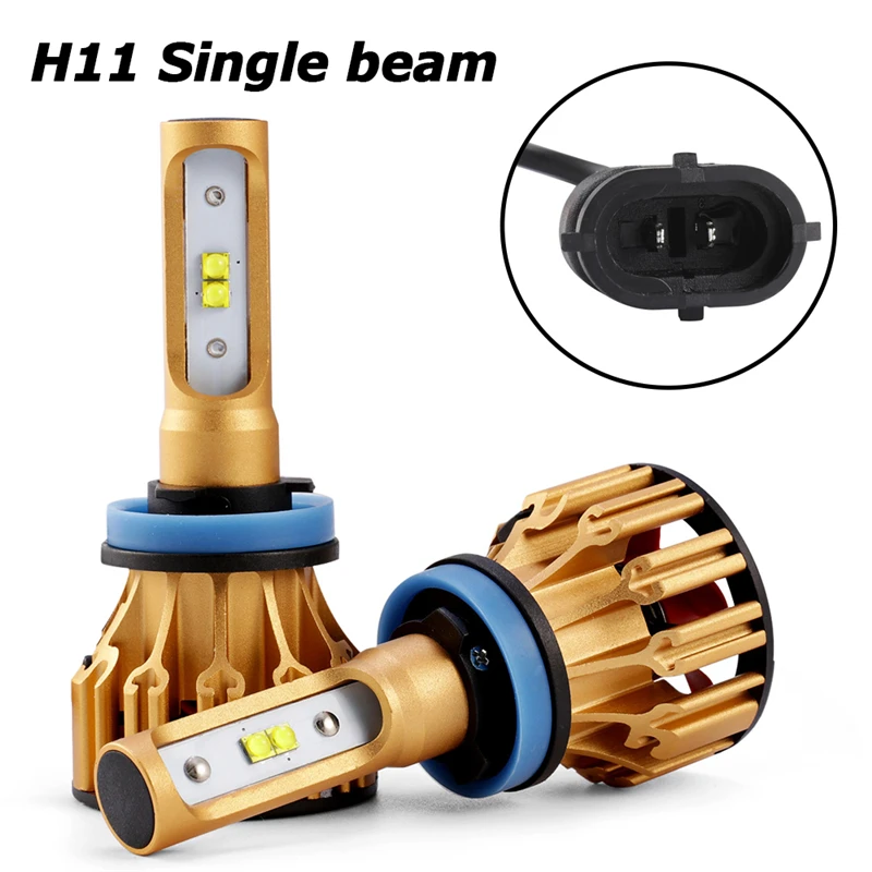 Oslamp T6 светодиодный H4 H7 H11 9005 9006 автомобилей головной светильник лампы 6500 К 70 Вт 7000lm SMD чипы авто светодиодный налобный фонарь лампы Автомобильный светильник 12V