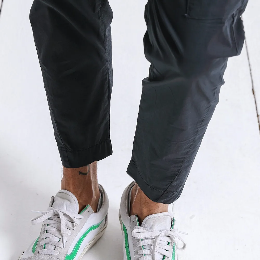 SIMWOOD Новинка 2019 г. Летние повседневные штаны для мужчин модные спортивные тонкие