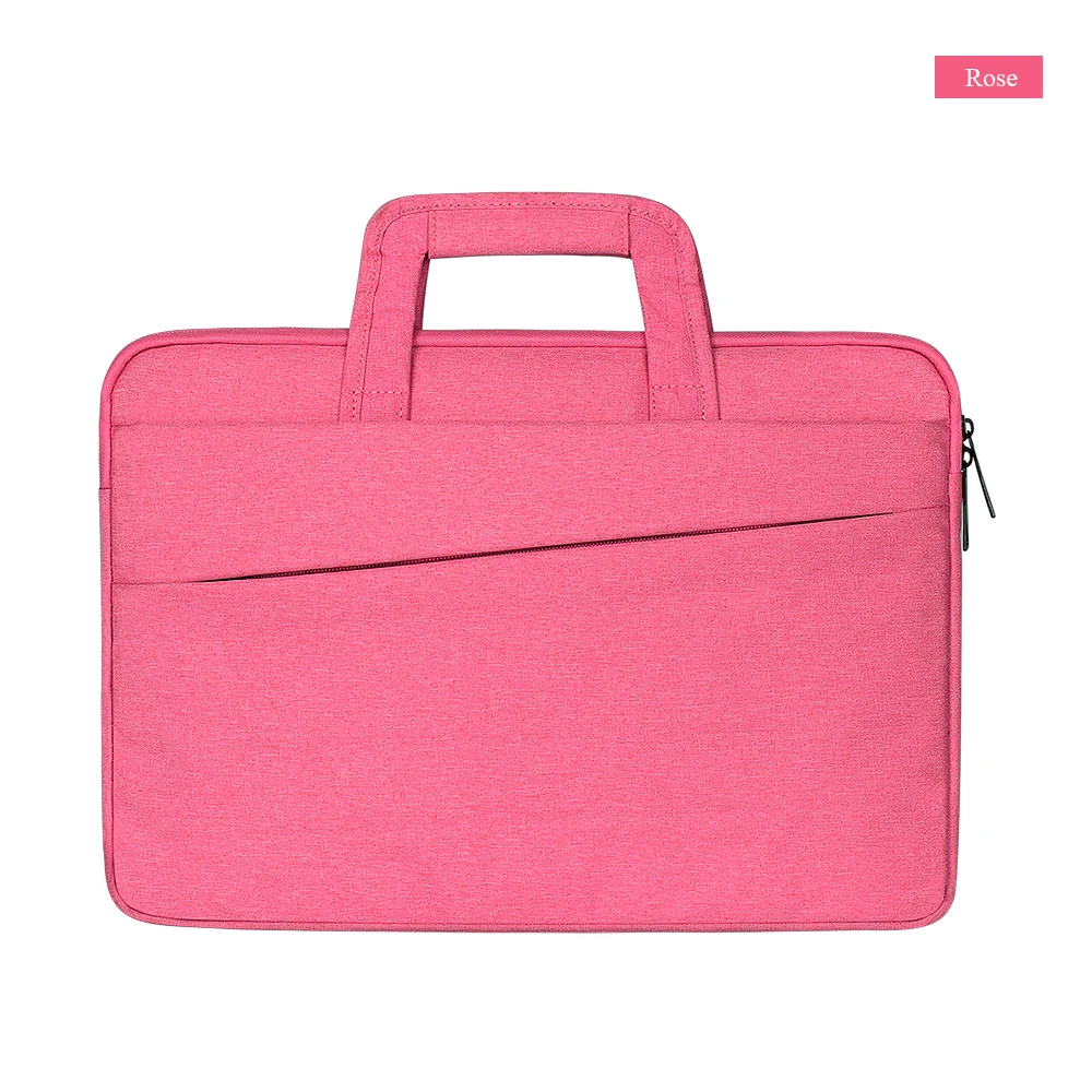 Rose Сумка для ноутбука Macbook Air Pro retina 13, 13,3, 14,1, 15,4, 15,6 дюймов, чехол для ноутбука, чехол для планшета, чехол для Xiaomi Air, hp, Dell - Цвет: Rose