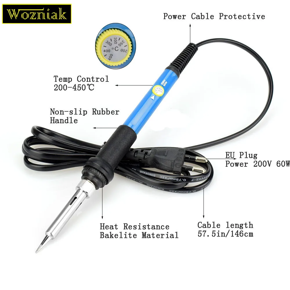 Набор терморегуляторов для пайки 220 в 60 Вт отвертка насос распайки щипцы