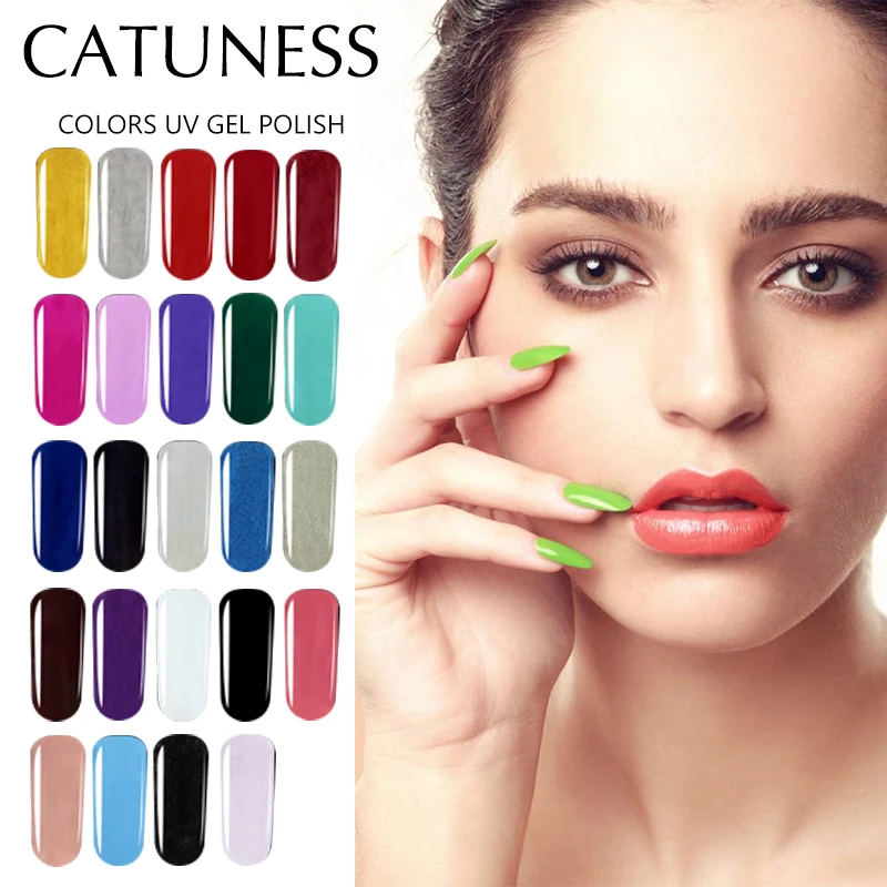 Гель лак для ногтей CATUNESS Lucky Color Ordinary долговечный УФ съемный клей инструменты