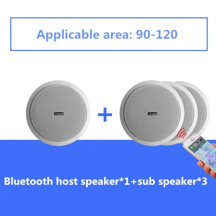 4 speakers Shinco V2 Беспроводная Bluetooth потолочная акустическая система потолочная фоновая музыка Радио Колонки - Цвет: 4 speakers