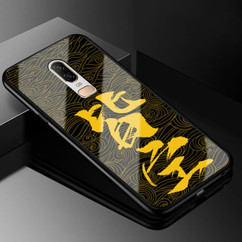 Роскошные закалённое Защитное стекло для Oneplus 6 Чехол Мягкий силиконовый рама Твердый переплет для Oneplus6 1+ 6 случаях One plus 6 телефон оболочки
