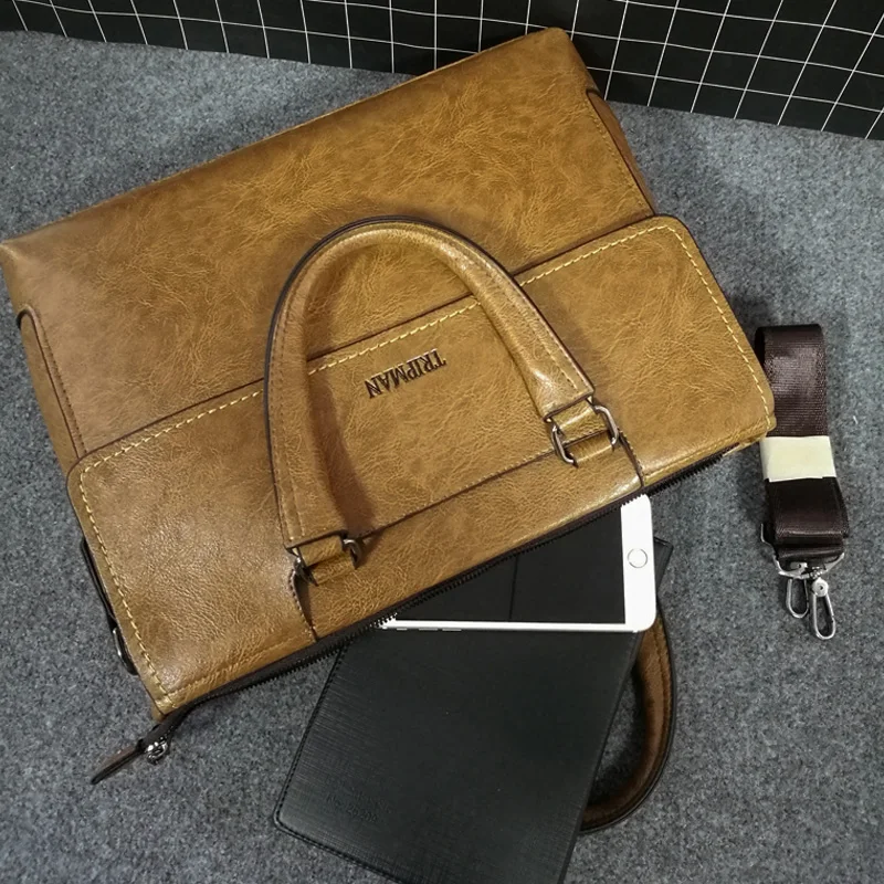 TRIPMAN прочные матовые кожаные мужские сумки мессенджеры винтажные известные