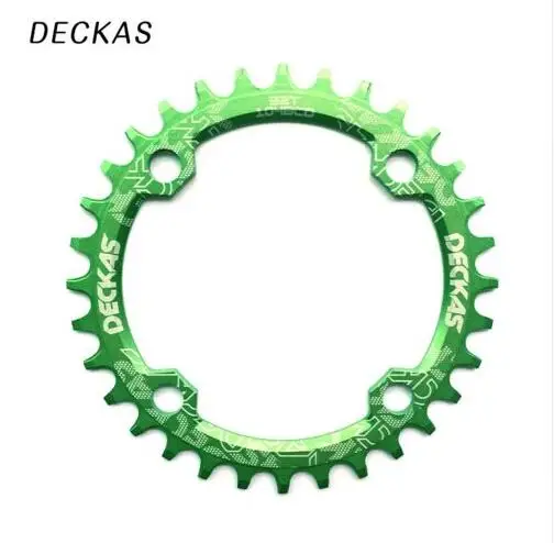 DECKAS 104 Bcd 32/34/36/38T горный велосипед Crank звездочка цепной передачи Алюминий Bcd104 передняя Звездочка полые ремонт подходит 9 S 10 S 11