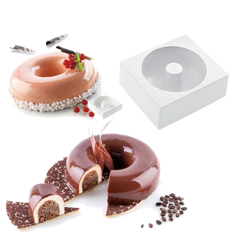 Yiwumart 3D Силиконовые queen Savarin пончики полые формы для шифона десерт украшения торта инструменты выпечки Формы для выпечки аксессуары