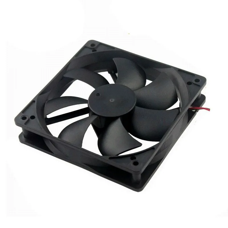 Gdstime 1 шт DC 12V 120mm x 25mm 2-Wire 12025 чехол для компьютера ПК кулер 12 см вентилятор
