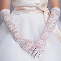 special occasion gloves cheap lace bridal gloves elbow length redblackbeigewhite wedding dresses accessories in stock
