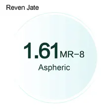 Reven Jate MR-8 оптические линзы по рецепту тонированные Супер цепкие 1,61 Асферические оптические линзы UV400 твердые и градиентные тонированные
