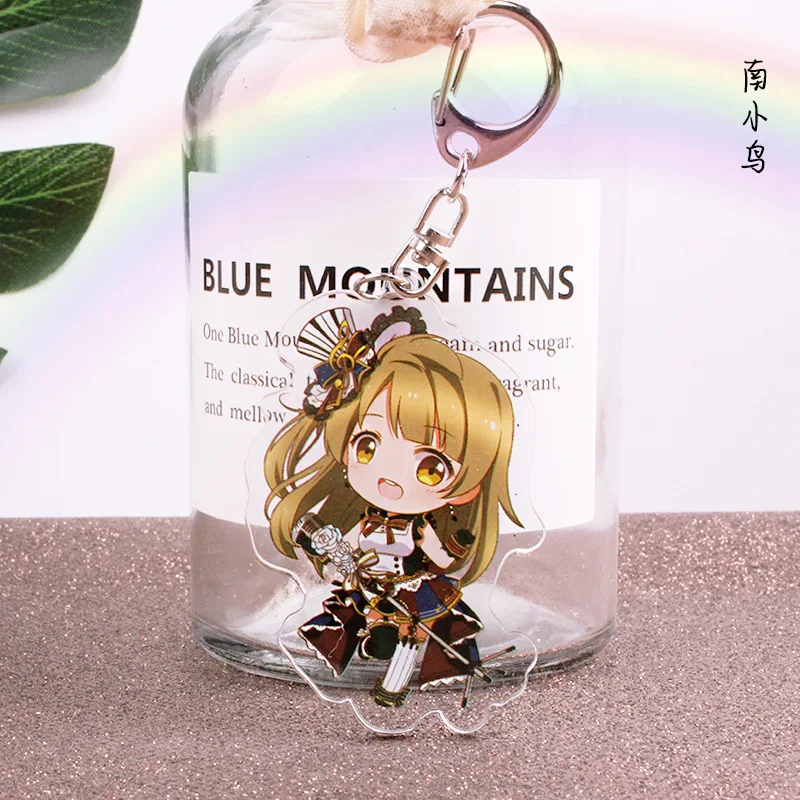 Anime Lovelive Schoolidolproject Keychain Japanese Cartoon Love Live Figure Acrylic Car Key Holder Chain Pendants Keyrings | Украшения и