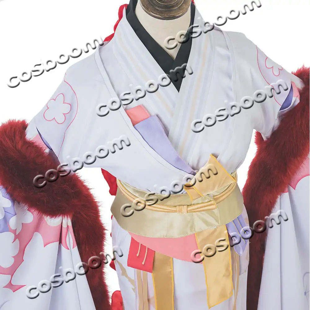 COSBOOM Onmyoji Косплей Костюм хиганбан атласный взрослый кимоно Аниме для маскарада