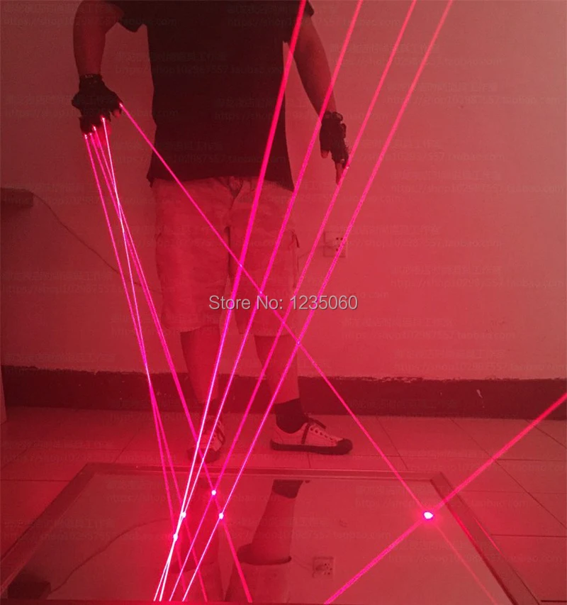 Хэллоуин даже & вечерние DJ клуб 4/5 шт красный лазерный световой перчатки со