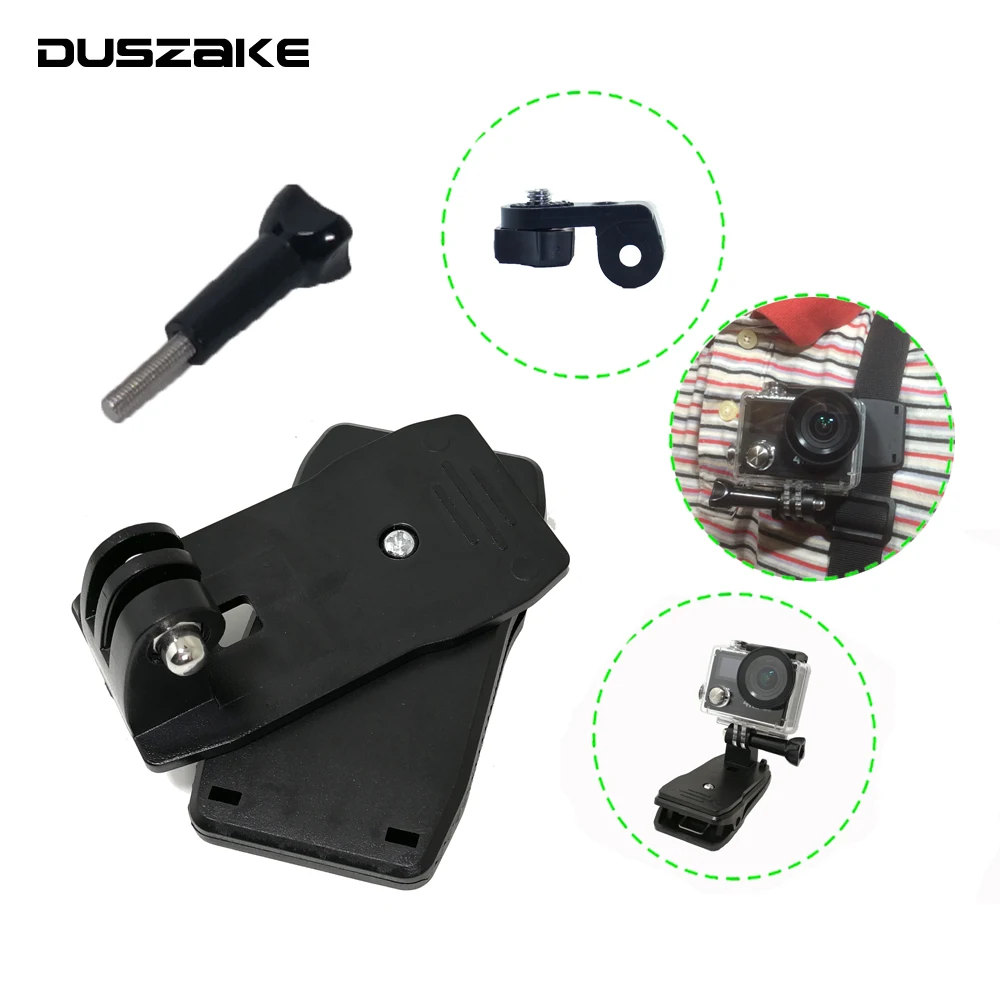 DUSZAKE DG01 для Gopro Hero 5 зажим 6 Аксессуары крепление Xiaomi Yi 4K SJCAM Eken H9 камера|Чехлы