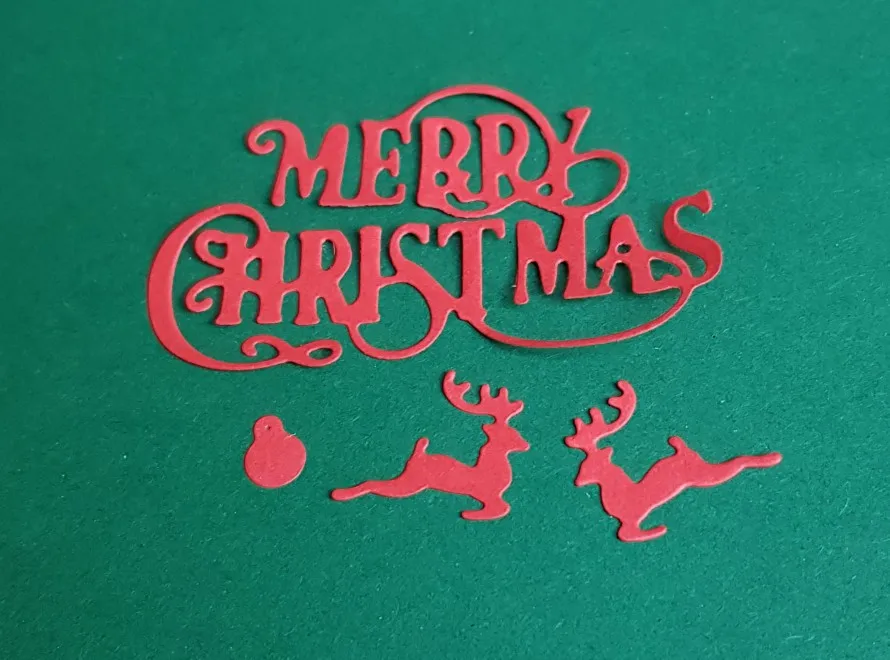 Ремесло металла режущие штампы высечки пресс-формы Merry Рождество олень украшение скрапбук Бумага Ремесло нож плесень лезвие удар трафарет