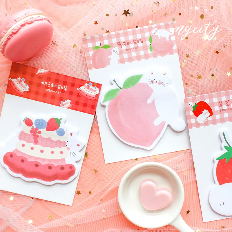 Cute sweet Fruit park sticky memo pad notepad paper message note Wholesale | Канцтовары для офиса и дома