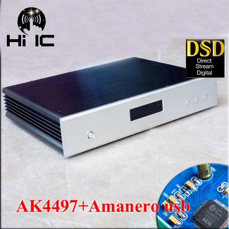 Цифровой аудио декодер DC100 AK4497 DAC поддерживает DSD256/PCM384K обновление AK4495SEQ Bluetooth 5 0
