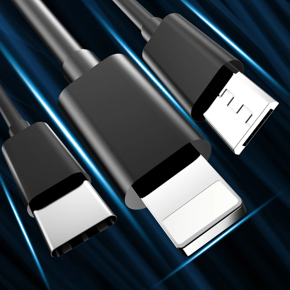 Кабель USB для зарядки и передачи данных для ligtning, кабель Micro USB type-C для iPhone X 8 7 6 5 0,25 м 1 м шнур зарядного устройства для мобильных телефонов