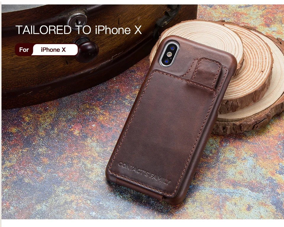 Кожаный чехол для iPhone X с магнитной застежкой, чехол-кошелек для Galaxy S9, чехол из натуральной кожи, чехол для huawei P20, слот для карт, задняя крышка
