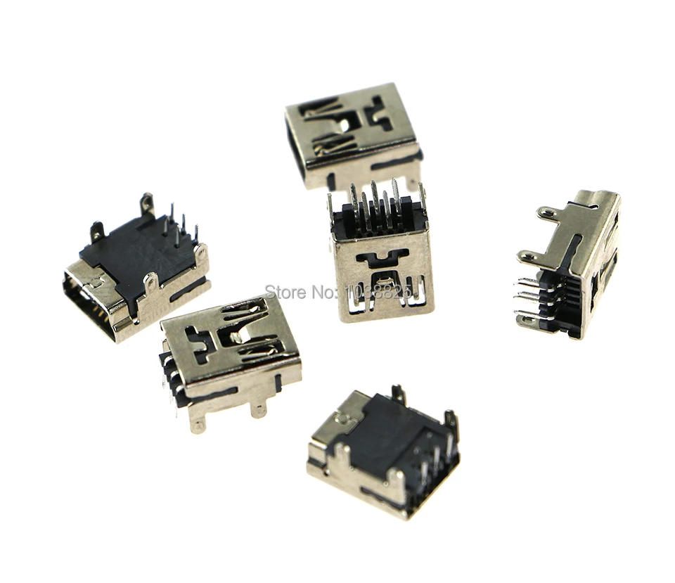 4 fix foot MINI 5P USB зарядное устройство Порт розетка запасные части для контроллера PS3 50