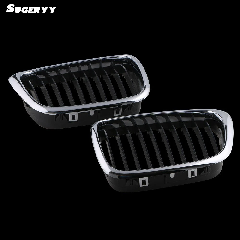 SUGERYY 1 пара гоночных грилей E39 5 серии Black M5 для BMW 5-Series 99-2003 (525/528/530/535/540/M5) аксессуары